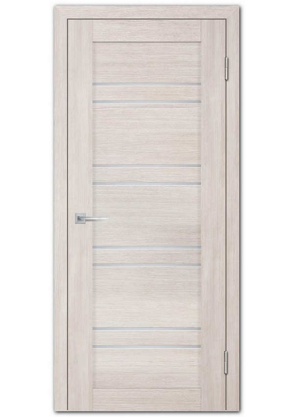 Межкомнатные двери модель Деко-19 (3D) капучино Белый сатинат