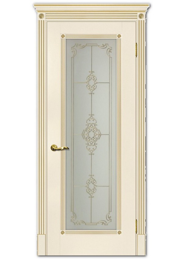 Межкомнатные двери модель Флоренция-1 магнолия