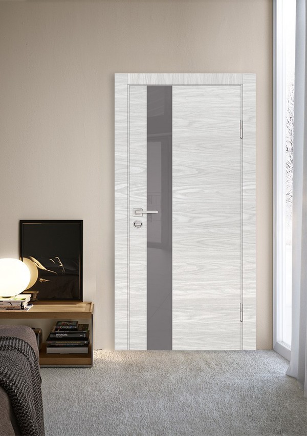 dveri mezhkomnatnyie dveri ekoshpon pvh model p 10 dub skay bezhevyiy seryiy lakobel stil hay tek 03 Межкомнатная дверь модель P-10 имеет прочное каркасное полотно с внутренним наполнением из сотопанели. А также, эта модель защищена кромкой ABS в цвет полотна. Полотна по-умолчанию, не зарезаются под фурнитуру. Возможно исполнение полотен с окрашенной кромкой анодированным методом. <a href="#opisglav">Подробнее</a>