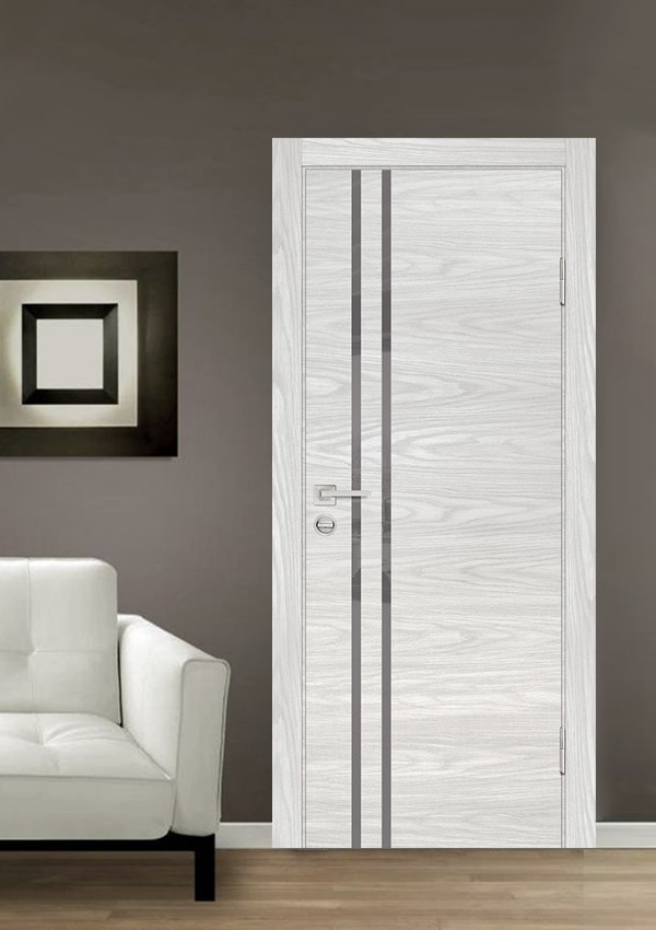 dveri mezhkomnatnyie dveri ekoshpon pvh model p 11 dub skay bezhevyiy seryiy lakobel stil hay tek 01 Межкомнатная дверь модель P-11 имеет прочное каркасное полотно с внутренним наполнением из сотопанели. А также, эта модель защищена кромкой ABS в цвет полотна. Полотна по-умолчанию, не зарезаются под фурнитуру. Возможно исполнение полотен с окрашенной кромкой анодированным методом. <a href="#opisglav">Подробнее</a>