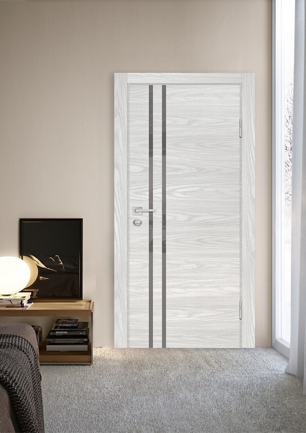 dveri mezhkomnatnyie dveri ekoshpon pvh model p 11 dub skay bezhevyiy seryiy lakobel stil hay tek 03 Межкомнатная дверь модель P-11 имеет прочное каркасное полотно с внутренним наполнением из сотопанели. А также, эта модель защищена кромкой ABS в цвет полотна. Полотна по-умолчанию, не зарезаются под фурнитуру. Возможно исполнение полотен с окрашенной кромкой анодированным методом. <a href="#opisglav">Подробнее</a>