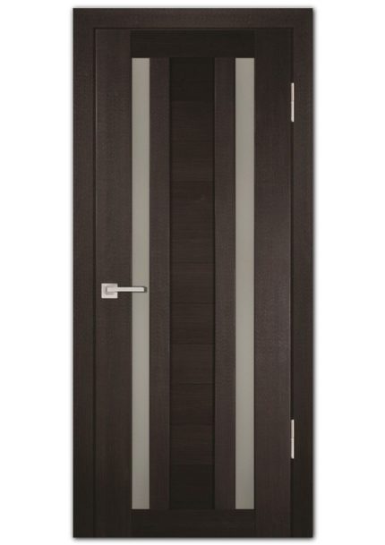 Межкомнатные двери модель PS-15 Венге Мелинга Белый сатинат