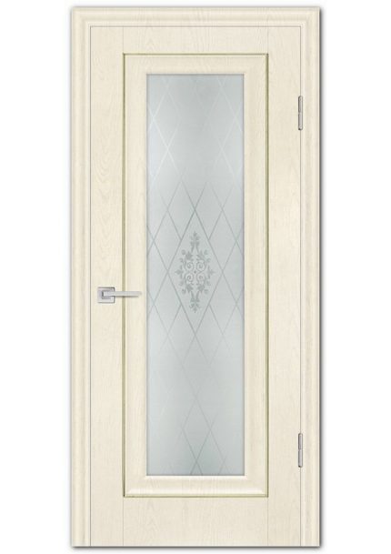 Межкомнатные двери модель PSB-25 Ваниль Сатинат