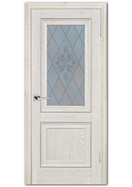Межкомнатные двери модель PSB-27 Дуб Гарвард кремовый Сатинат
