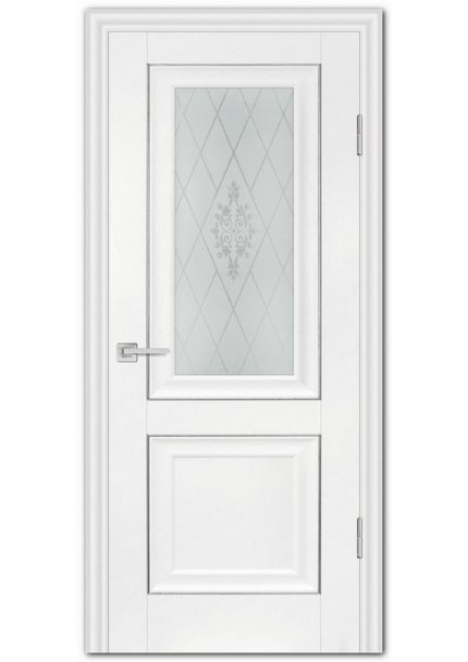 Межкомнатные двери модель PSB-27 Пломбир Сатинат