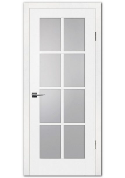 Межкомнатные двери модель PSC-41 Белый Сатинат