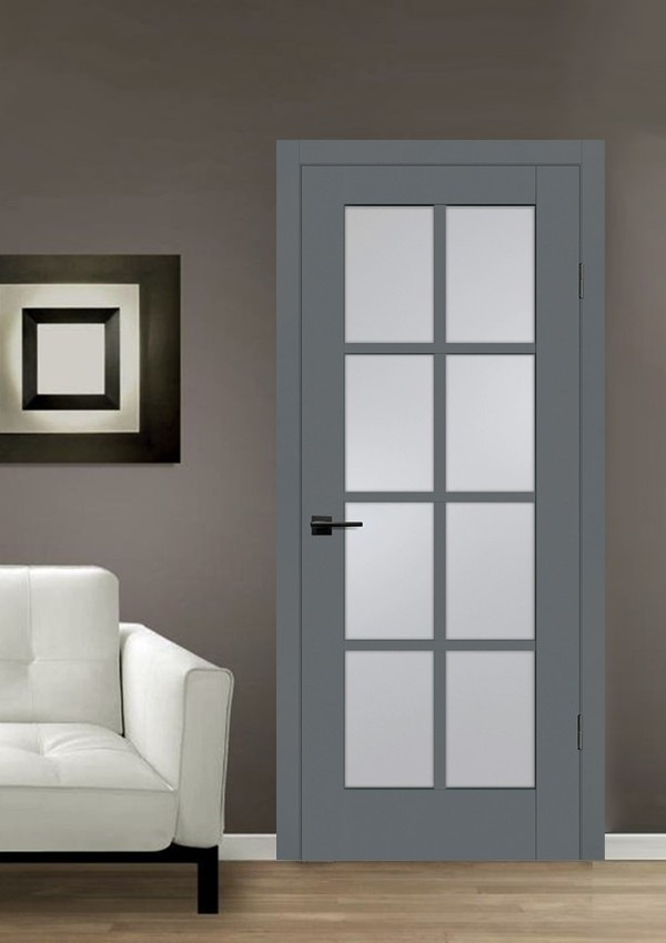 dveri mezhkomnatnyie dveri ekoshpon pvh model psc 41 grafit satinat stil klassika 01 Мехкомнатная дверь царговой конструкции модель PSC-41. ОТДЕЛКА - Однотонное, матовое полипропиленовое покрытие, приятное на ощупь. Обладает высокими эксплуатационными характеристиками, устойчиво к химическому воздействию щелочей и солнечным лучам. Безопасный для здоровья и практичный материал. <a href="#opisglav">Подробнее</a>