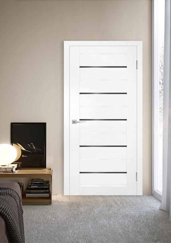 dveri mezhkomnatnyie dveri ekoshpon pvh model psc 48 belyiy chernyiy lakobel stil hay tek 03 Мехкомнатная дверь царговой конструкции модель PSC-48. ОТДЕЛКА - Однотонное, матовое полипропиленовое покрытие, приятное на ощупь. Обладает высокими эксплуатационными характеристиками, устойчиво к химическому воздействию щелочей и солнечным лучам. Безопасный для здоровья и практичный материал. <a href="#opisglav">Подробнее</a>