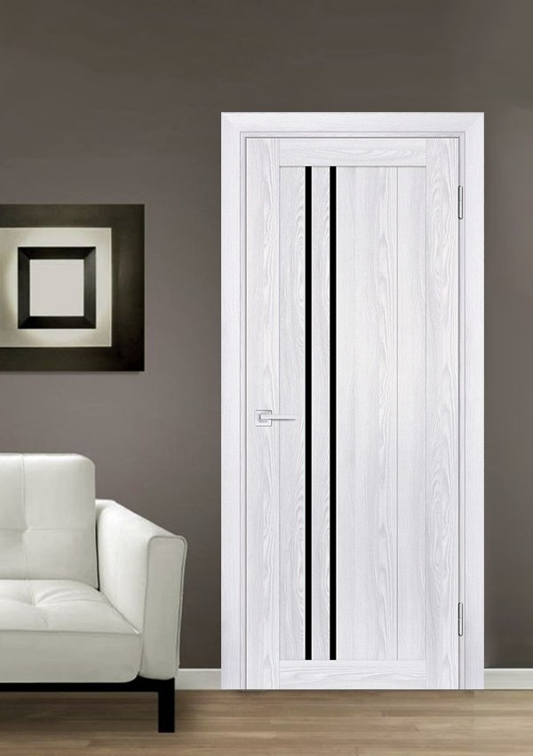 dveri mezhkomnatnyie dveri ekoshpon pvh model psk 10 rivera ays chernyiy lakobel stil hay tek 01 Межкомнатная дверь модели PSK-10 изготавливается с применением бескромочной технологии. Покрытие - НАНОТЕКС с ярко выраженным рисунком фактуры натурального дерева, стойчивое к механическому воздействию и солнечным лучам, не боится влаги. В полотнах используются двойные стекла LACOBEL или зеркальные тонированные вставки, что визуально увеличивает пространство и делает дизайн интерьера более необычным. <a href="#opisglav">Подробнее</a>