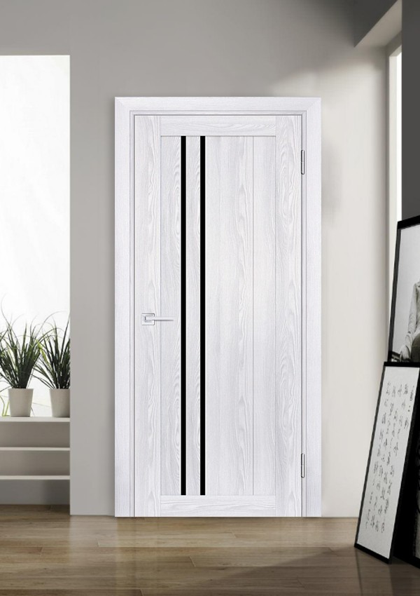 dveri mezhkomnatnyie dveri ekoshpon pvh model psk 10 rivera ays chernyiy lakobel stil hay tek 02 Межкомнатная дверь модели PSK-10 изготавливается с применением бескромочной технологии. Покрытие - НАНОТЕКС с ярко выраженным рисунком фактуры натурального дерева, стойчивое к механическому воздействию и солнечным лучам, не боится влаги. В полотнах используются двойные стекла LACOBEL или зеркальные тонированные вставки, что визуально увеличивает пространство и делает дизайн интерьера более необычным. <a href="#opisglav">Подробнее</a>