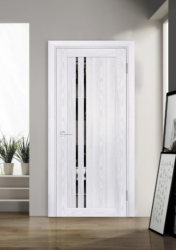 dveri mezhkomnatnyie dveri ekoshpon pvh model psk 10 rivera ays zerkalo tonirovannoe stil hay tek 02 Межкомнатная дверь модели PSK-10 изготавливается с применением бескромочной технологии. Покрытие - НАНОТЕКС с ярко выраженным рисунком фактуры натурального дерева, стойчивое к механическому воздействию и солнечным лучам, не боится влаги. В полотнах используются двойные стекла LACOBEL или зеркальные тонированные вставки, что визуально увеличивает пространство и делает дизайн интерьера более необычным. <a href="#opisglav">Подробнее</a>