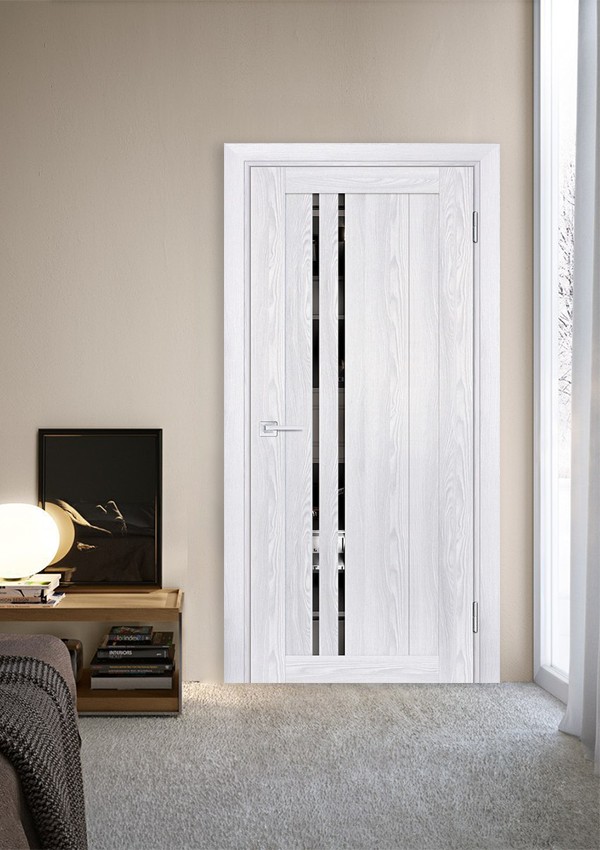 dveri mezhkomnatnyie dveri ekoshpon pvh model psk 10 rivera ays zerkalo tonirovannoe stil hay tek 03 Межкомнатная дверь модели PSK-10 изготавливается с применением бескромочной технологии. Покрытие - НАНОТЕКС с ярко выраженным рисунком фактуры натурального дерева, стойчивое к механическому воздействию и солнечным лучам, не боится влаги. В полотнах используются двойные стекла LACOBEL или зеркальные тонированные вставки, что визуально увеличивает пространство и делает дизайн интерьера более необычным. <a href="#opisglav">Подробнее</a>