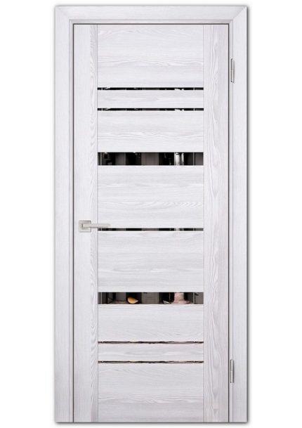 Межкомнатные двери модель PSK-2 Ривьера айс Зеркало тонированное