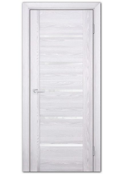 Межкомнатные двери модель PSK-7 Ривьера айс Белый лакобель