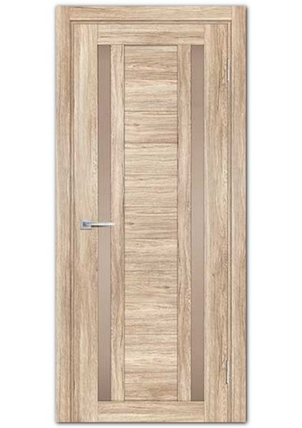 Межкомнатные двери модель PSL-15 Сан-ремо натуральный Бронза сатинат