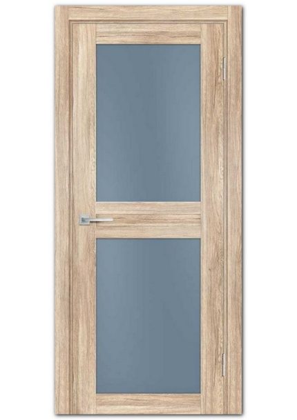 Межкомнатные двери модель PSL- 4 Сан-ремо натуральный Графит сатинат