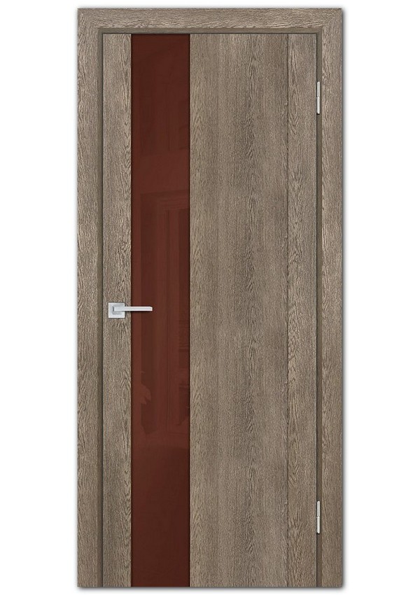 Межкомнатные двери модель PSN-11 Бруно антико Кофе лакобель