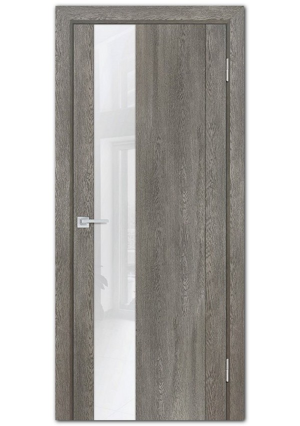 Межкомнатные двери модель PSN-11 Гриджио антико Белый лакобель