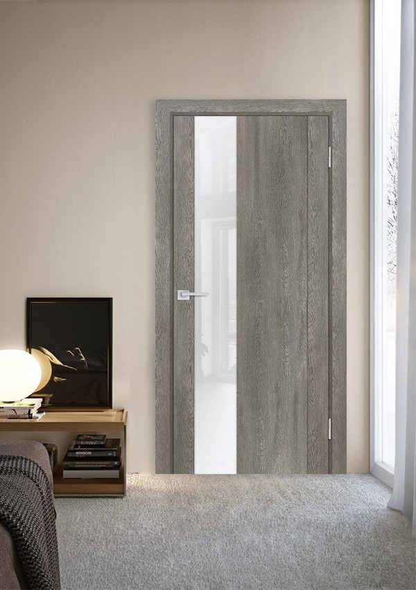 dveri mezhkomnatnyie dveri ekoshpon pvh model psn 11 gridzhio antiko belyiy lakobel stil hay tek 03 Межкомнатнык двери модели PSN-11 Идеально имитирует фактуру дерева. Применяется отделка - шпон NANO-FLEX. Многослойное покрытие, на ощупь бархатистое, теплое. Устойчиво к влаге и бытовым моющим веществам. Не выгорает и не выцветает. В моделях серии PSK отсутствует верхняя и нижняя горизонтальные царги, что придает дверной конструкции визуальную легкость. <a href="#opisglav">Подробнее</a>