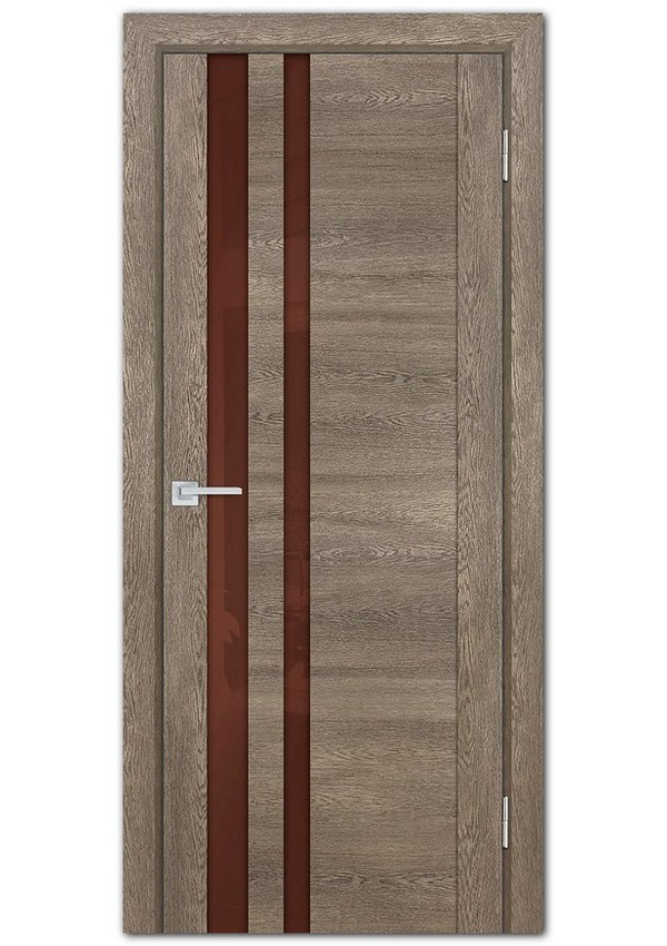 Межкомнатные двери модель PSN-12 Бруно антико Кофе лакобель