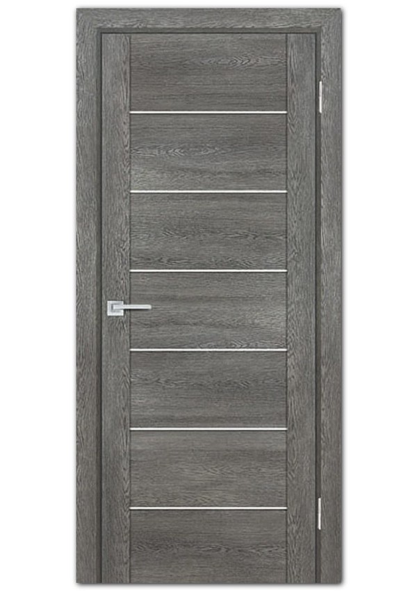 Межкомнатные двери модель PSN- 1 Гриджио антико Белый сатинат