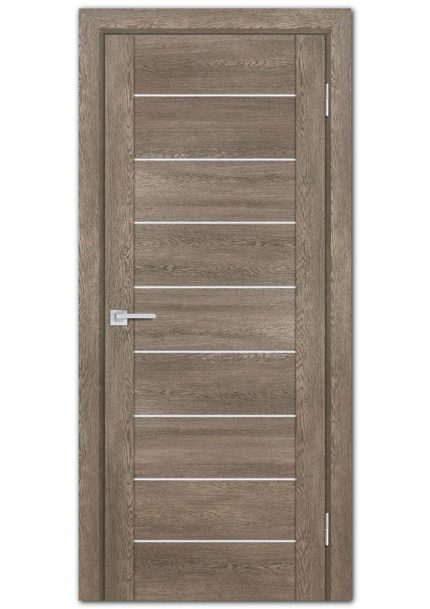 Межкомнатные двери модель PSN- 2 Бруно антико Белый сатинат