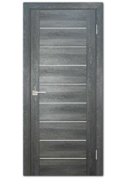 Межкомнатные двери модель PSN- 2 Гриджио антико Белый сатинат