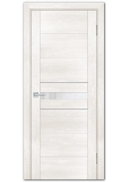 Межкомнатные двери модель PSN- 3 Бьянко антико Белый лакобель