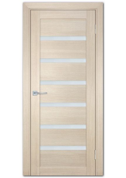 Межкомнатные двери модель ТЕХНО-707 Капучино Белый сатинат