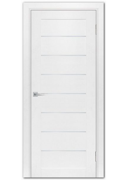 Межкомнатные двери модель ТЕХНО-708 Белый Белый сатинат