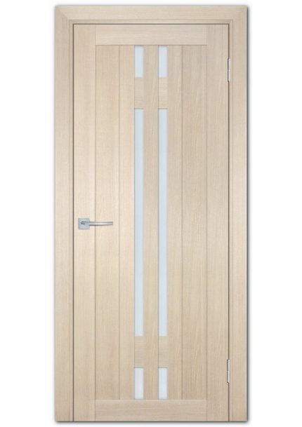 Межкомнатные двери модель ТЕХНО-733 Капучино Белый сатинат