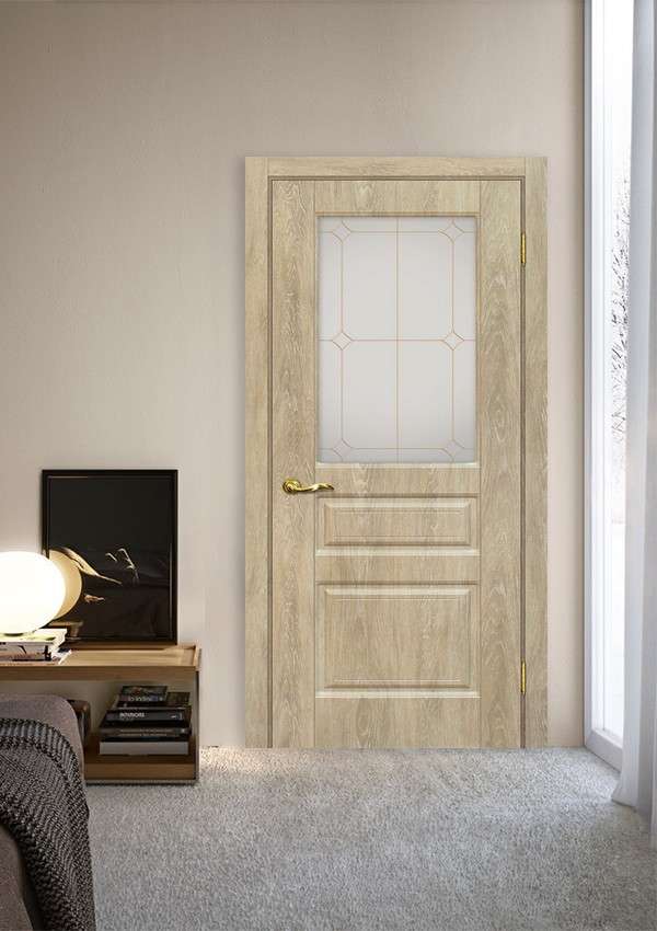 dveri mezhkomnatnyie dveri ekoshpon pvh model versal 2 dub pesochnyiy satinat konturnyiy polimer zoloto stil klassika 03 Фрезированые межкомнатная двери модель Версаль-2 это двери с цельным полотном, на котором нанесены, с помощью специального оборудования, разнообразные геометрические рисунки с разной глубиной и толщиной линий. Такие полотна не имеют выступающих элементов отделки, так как линии узора углублены внутрь дверного полотна. Отделка - PVC покрытие <a href="#opisglav">Подробнее</a>