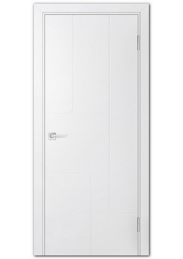 Межкомнатные двери модель Смальта-Лайн 01 Белый ral 9003