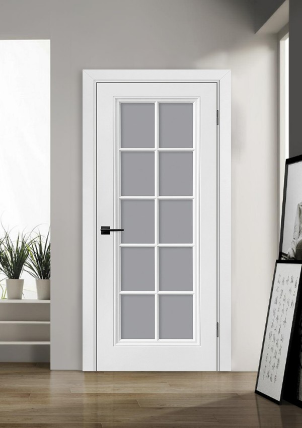 dveri mezhkomnatnyie dveri krashenyie emal model smalta sharm 11 molochnyiy ral 9010 satinat stil klassika 02 Межкомнатная дверь из коллекции Смальта-Sharm. Модель Смальта-Шарм 11 — Классический дизайн в белых цветах и слоновой кости, возможность изготовления нестандартных размеров и окрас в цвета RAL делают эти модели украшением любого интерьера. В этой коллекции представлены полотна в эмали. Каркасно-щитовое полотно с фрезеровкой или багетом. Каркас – HDF + брус сосны; Заполнение - жесткий сотовый наполнитель IVORY, CLEAR, MALVA – трехкомпонентная полиуретановая эмаль производства Италия.<br><a href=#opisglav>Подробнее</a>