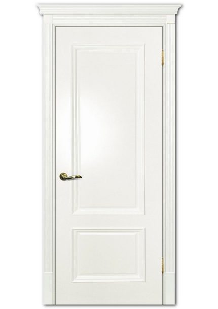 Межкомнатные двери модель Смальта 07 Молочный ral 9010