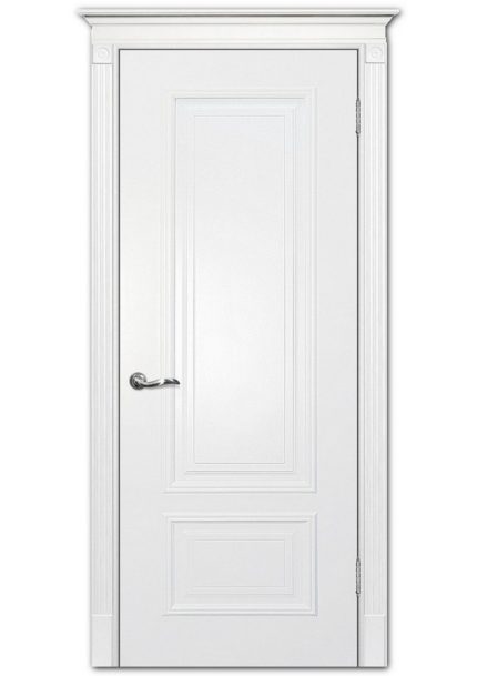 Межкомнатные двери модель Смальта 08 Белый ral 9003